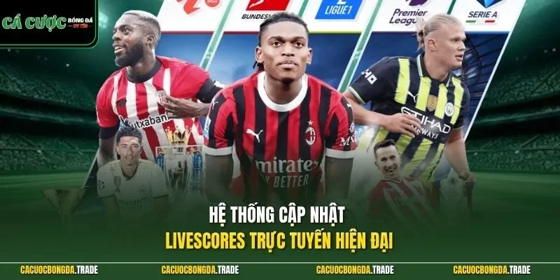 Hệ thống cập nhật LiveScores trực tuyến hiện đại